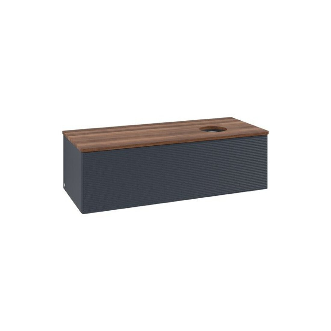 V&B Armoire sous lavabo avec structure de façade Antao 120x36x50cm, WBP w. wal, md bl. m Lac