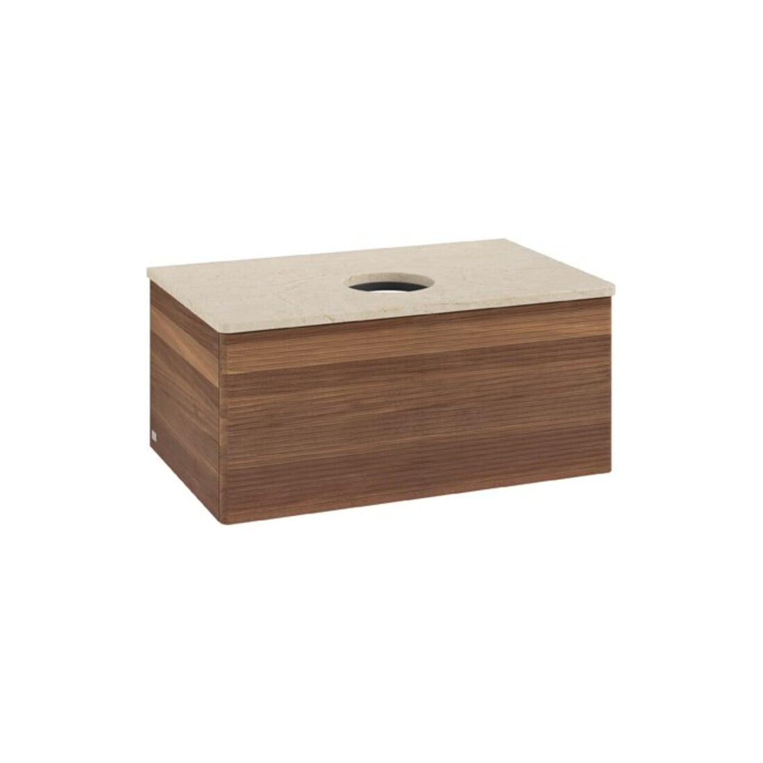 V&B Armoire sous lavabo avec structure de façade Antao 80x36x50cm, couleur WBP botti., noyer w.