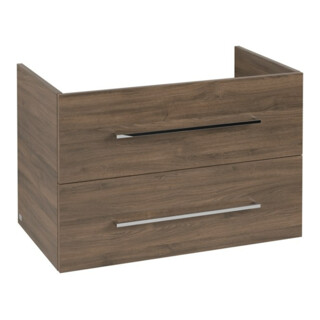 V&B Armoire sous lavabo Avento 78x51,4x48cm, 2 tiroirs, wd, G vc g, Ariz. Oa