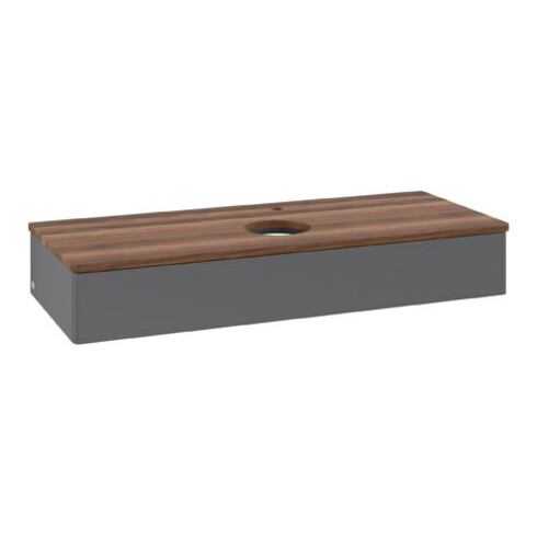 V&B Armoire sous lavabo sans structure de façade Antao 120x19x50cm, HL, WBP w wa, A m Lac