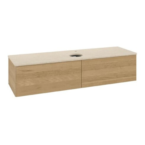 V&B Armoire sous lavabo sans structure de façade Antao 160x50cm, HL, couleur WBP botti., hon. Oa