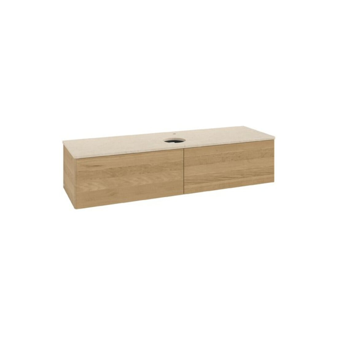 V&B Armoire sous lavabo sans structure de façade Antao 160x50cm, HL, couleur WBP botti., hon. Oa