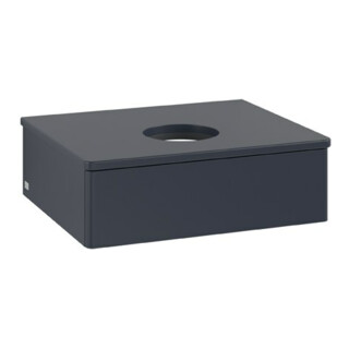 V&B Armoire sous lavabo sans structure de façade Antao 60x19x50cm, couleur WBP Lac, md bl. m Lac