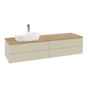 V&B Armoire sous lavabo sans structure de façade - Éclairage Antao 160x50cm, HL, WBP hon. Oa, si Gr m Lac