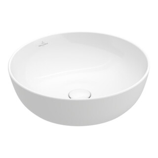 V&B Artis lavabo à poser d 43 cm, rond, sans robinet, sans trop-plein, blanc