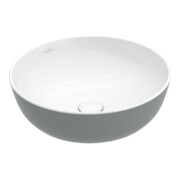 V&B Artis lavabo à poser d 43 cm, rond, sans robinet, sans trop-plein, French Lin.