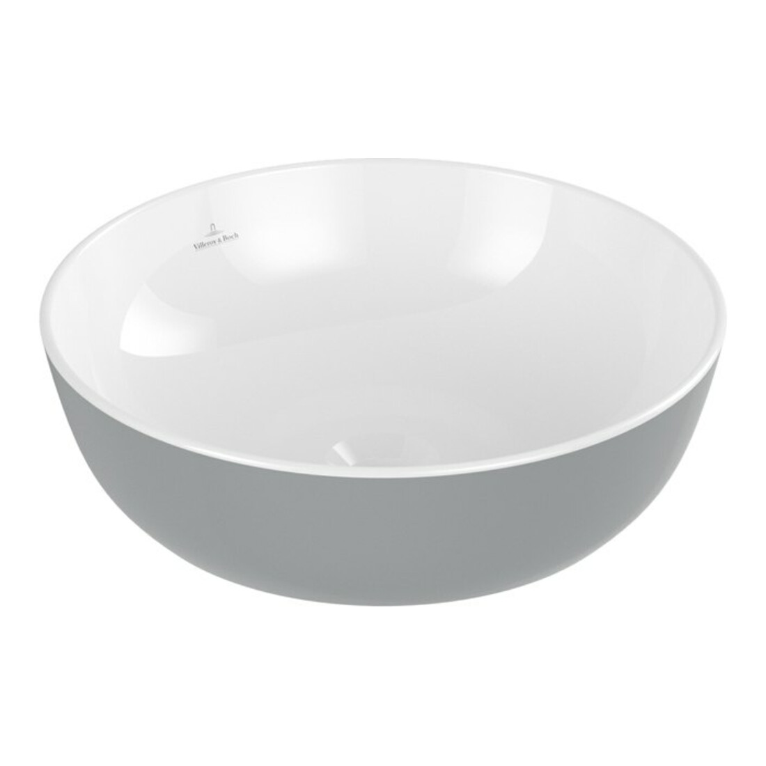 V&B Artis lavabo à poser d 43 cm, rond, sans robinet, sans trop-plein, French Lin.