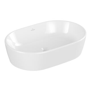 V&B Aufsatzwaschbecken Architectura 600x 400mm Oval m. ÜL. Weiß Alpin CeramicPlus