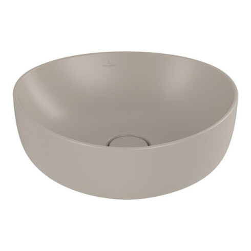 V&B Aufsatzwaschtisch ANTAO 40x39,5cm, asym., o. ÜL, almond C-plus