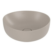 V&B Aufsatzwaschtisch ANTAO 40x39,5cm, asym., o. ÜL, almond C-plus-3