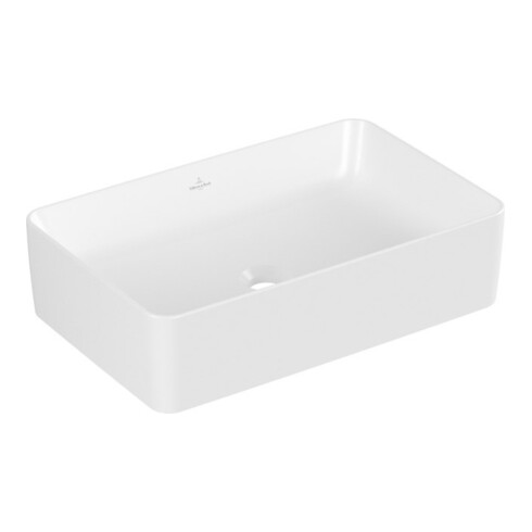 V&B Aufsatzwaschtisch Collaro 56x36cm, o Überlauf, stone white C-plus
