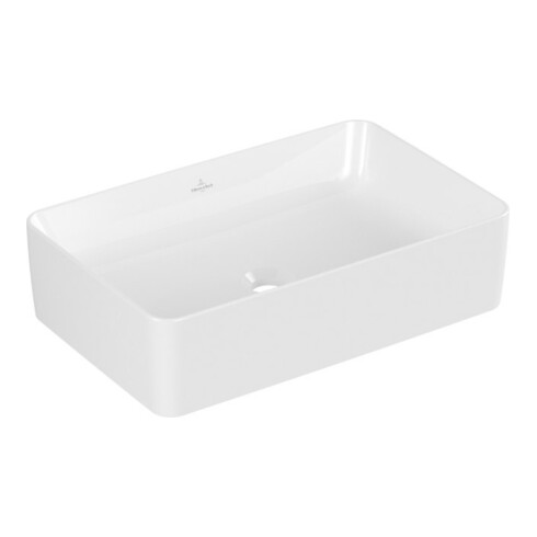 V&B Aufsatzwaschtisch Collaro 56x36cm, ohne Überlauf, weiß C-plus