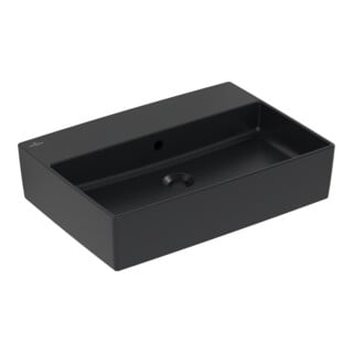 V&B Aufsatzwaschtisch Memento 2.0 62, pure black C-plus, 60x42cm