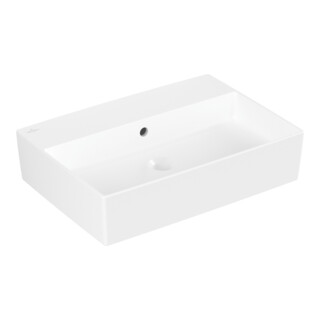 V&B Aufsatzwaschtisch Memento 2.0 62, stone white C-plus, 60x42cm