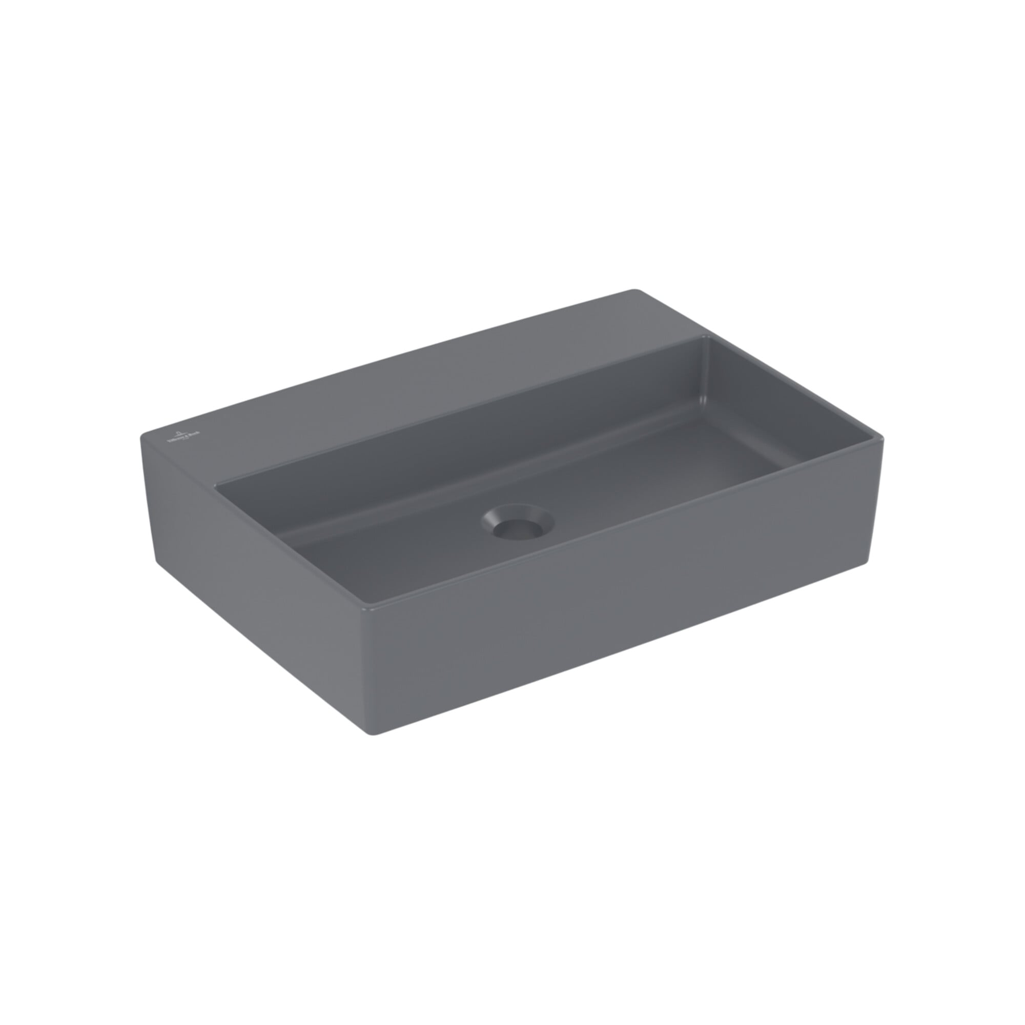 V&B Aufsatzwaschtisch Memento 2.0 63, graphite C-plus, 60x42cm ; Villeroy & Boch