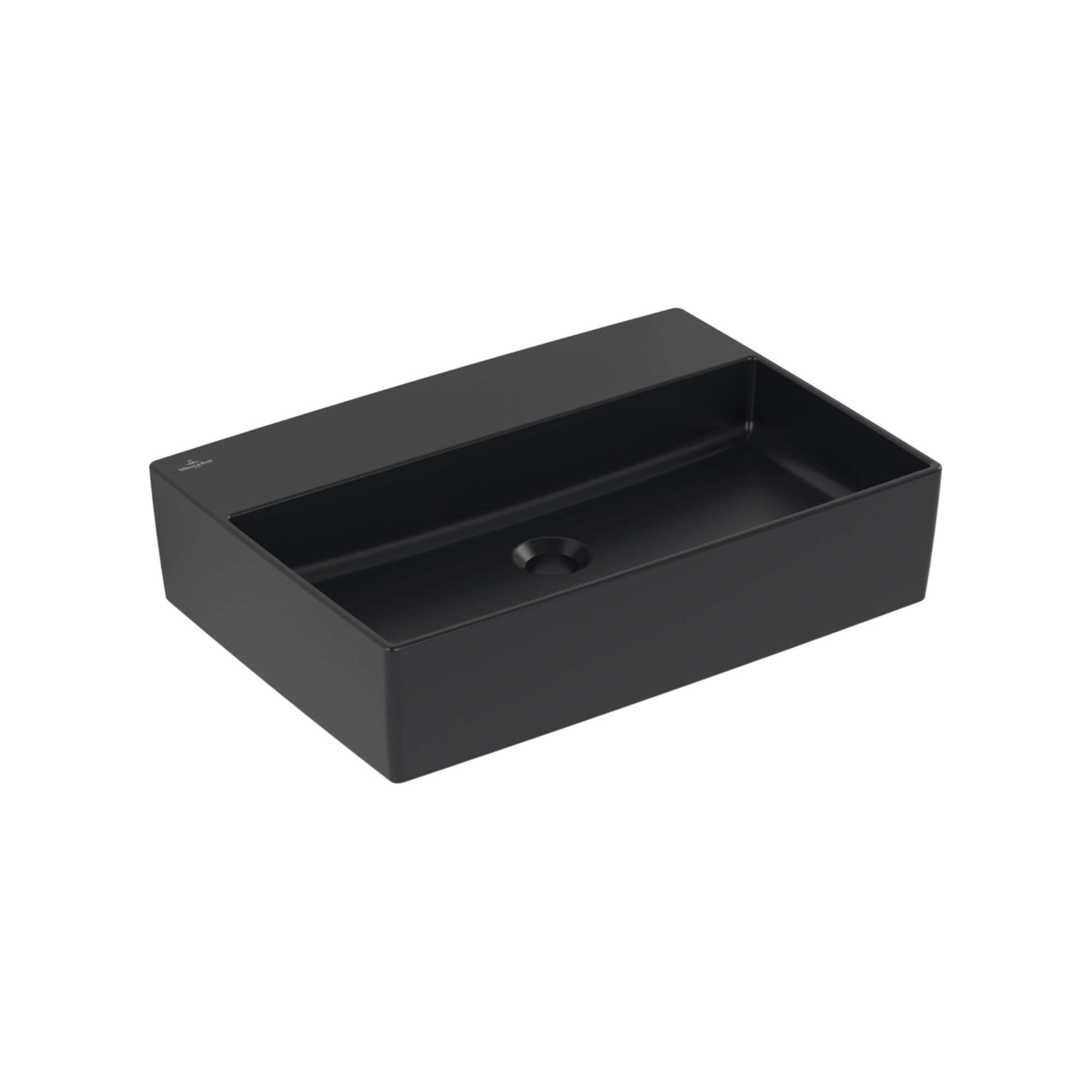 V&B Aufsatzwaschtisch Memento 2.0 63, pure black C-plus, 60x42cm ; Villeroy & Boch