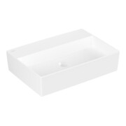 V&B Aufsatzwaschtisch Memento 2.0 63, stone white C-plus, 60x42cm