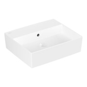 V&B Aufsatzwaschtisch Memento 2.0 m Überlauf, stone white C-plus, 50x42cm