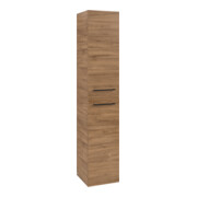 V&B Avento Armoire haute 35x176x40,4cm, 2 portes, droite, blanc brillant, sans éclairage