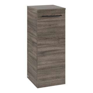 V&B Avento Armoire latérale 35x89x40,5 cm, 1 porte, droite, bleu volcan, mat