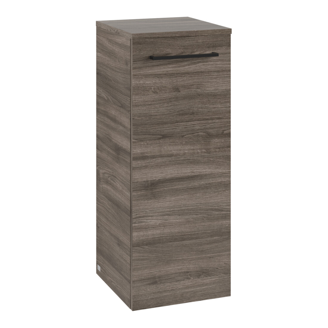 V&B Avento Armoire latérale 35x89x40,5 cm, 1 porte, droite, bleu volcan, mat
