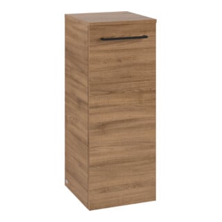 V&B Avento Armoire latérale 35x89x40,5cm, 1 porte, droite, bleu volcan, Kan Oa