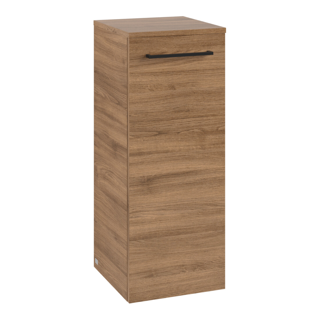 V&B Avento Armoire latérale 35x89x40,5cm, 1 porte, droite, bleu volcan, Kan Oa