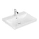 V&B AVENTO Lavabo 60x47, 1 trou, avec trop-plein, blanc C-plus-1