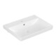 V&B AVENTO lavabo 60x47, 1 trou robinet, avec trop-plein, blanc pierre C-plus-3