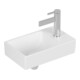 V&B AVENTO Lavabo à main 36x22 cm, 1 trou robinet, sans trop-plein, gauche, blanc brillant C-plus-1