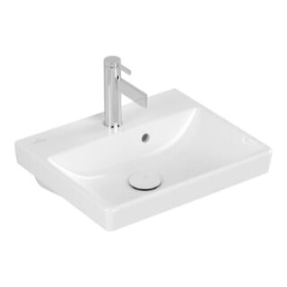 V&B AVENTO lavabo à main 45x37 cm, 1 trou, blanc C+, 45x37 cm, avec trop-plein