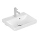 V&B AVENTO Lavabo à poser 45x37 cm, 1 trou, blanc, avec trop-plein-1
