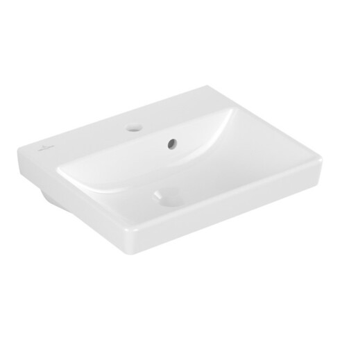 V&B AVENTO Lavabo à poser 45x37 cm, 1 trou, blanc, avec trop-plein
