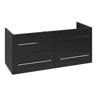 V&B Avento Meuble sous lavabo 118x51,4x48cm, 4 A, wd, G vc g, volc bla