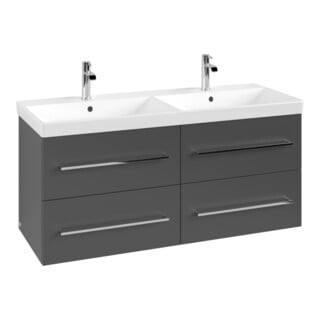 V&B Avento Meuble sous-lavabo 118x51,4x48cm, 4 A, wd, G vc gl., graph.