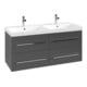 V&B Avento Meuble sous-lavabo 118x51,4x48cm, 4 A, wd, G vc gl., graph.-1