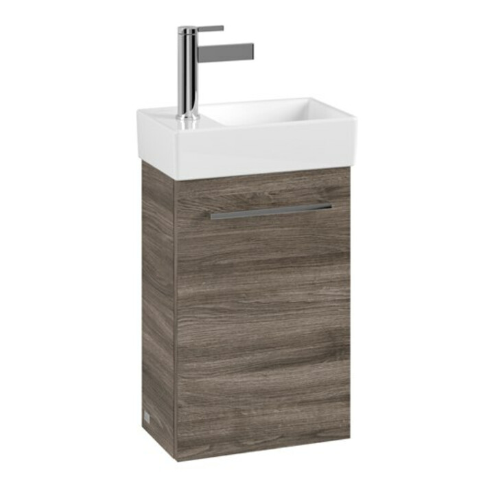 V&B Avento Meuble sous lavabo 34x51,4x23,4 cm, 1 T, d, G vc gl., st. Oa