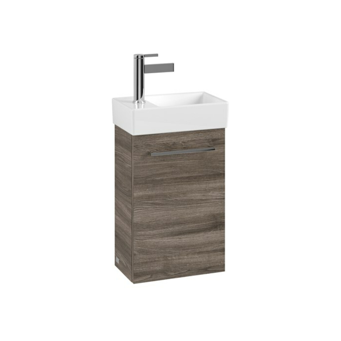 V&B Avento Meuble sous lavabo 34x51,4x23,4 cm, 1 T, d, G vc gl., st. Oa