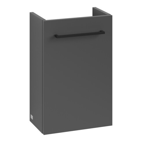 V&B Avento Meuble sous lavabo 34x51,4x23,4cm, 1 porte, droite, gris graph.