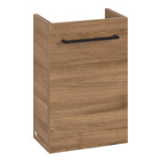V&B Avento meuble sous lavabo 34x51,4x23,4cm, 1 porte, gauche, gris bleuté, Kan Oa