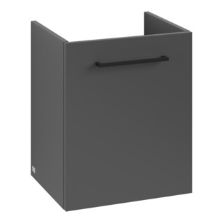 V&B Avento Meuble sous lavabo 43x51,4x38,4 cm, 1 porte, gauche, graphite, blanc