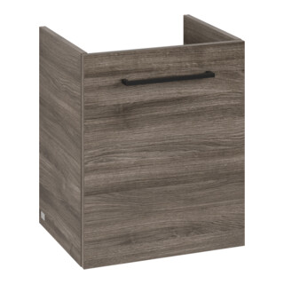 V&B Avento Meuble sous-lavabo 43x51,4x38,4 cm, 1 porte, gauche, gris bleu, mat