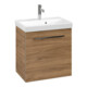 V&B Avento Meuble sous lavabo 53x51x38 cm, 1 porte, droite, Gr. vc gl., Kan Oa-1