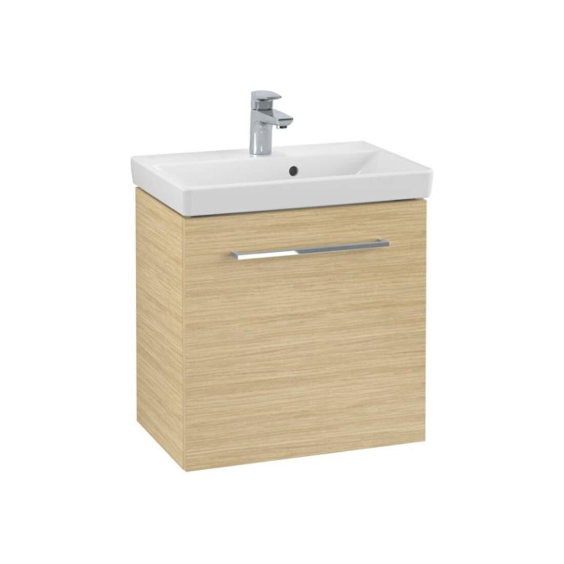 V&B Avento Meuble sous lavabo 53x51x38 cm, 1 porte, droite, Gr. vc gl., Nord Oa