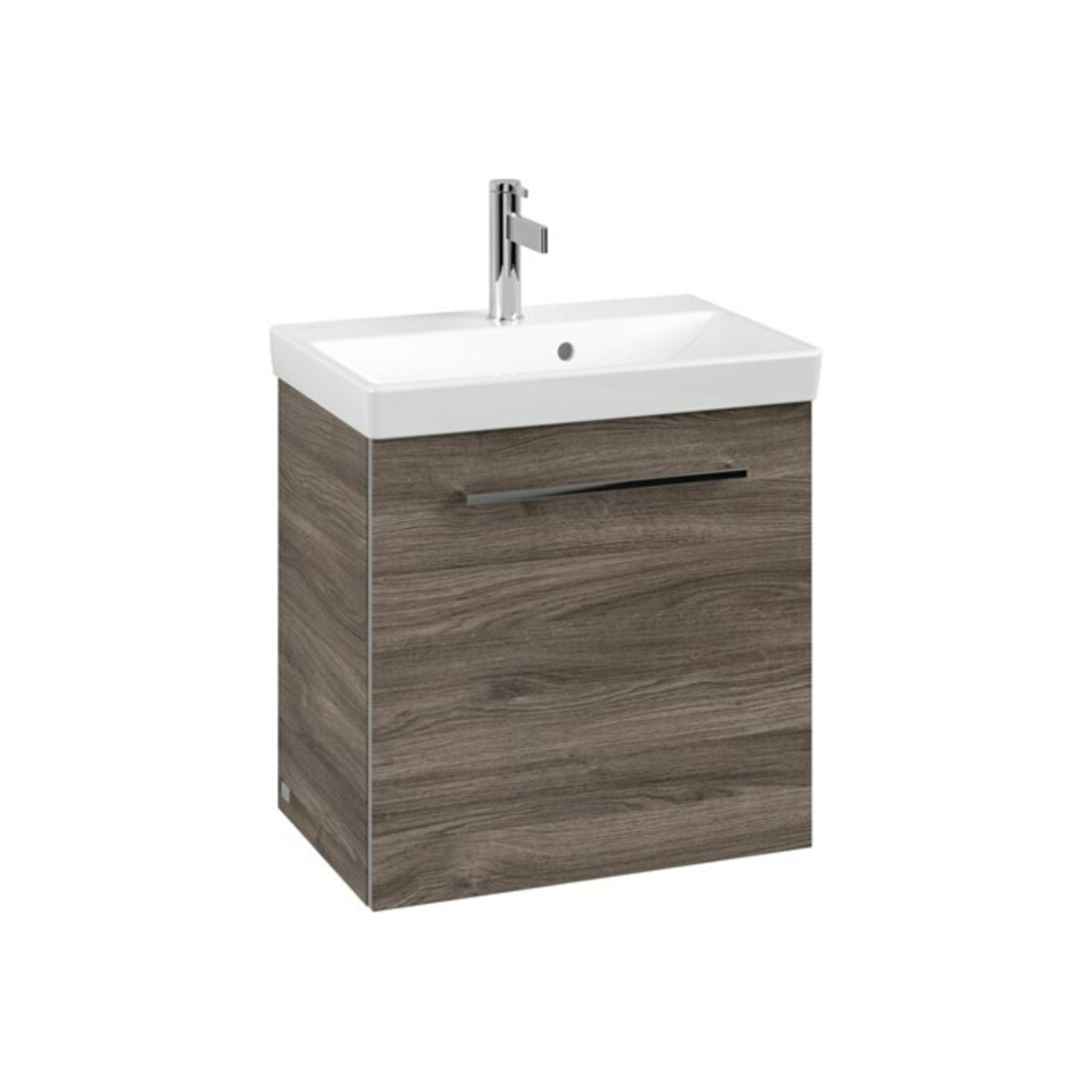 V&B Avento Meuble sous lavabo 53x51x38 cm, 1 porte, gauche, Gr. vc gl., st. Oa