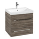 V&B Avento Meuble sous lavabo 58x51,4x48 cm, 2 tiroirs, wd, G vc gl., st. Oa-1