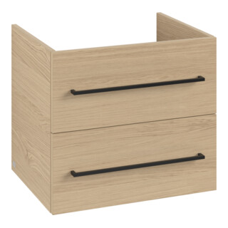 V&B Avento Meuble sous lavabo 58x51,4x48 cm, 2 tiroirs, wd, G vo bla, Nord Oa
