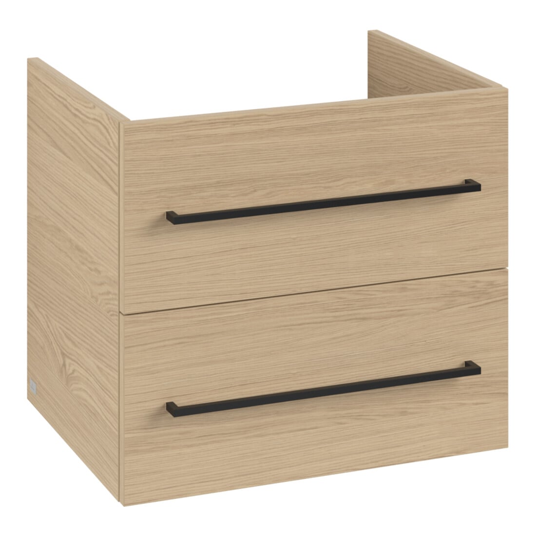 V&B Avento Meuble sous lavabo 58x51,4x48 cm, 2 tiroirs, wd, G vo bla, Nord Oa
