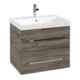 V&B Avento Meuble sous lavabo 63x51,4x48 cm, 2 portes, wd, G vc gl., st. Oa-3