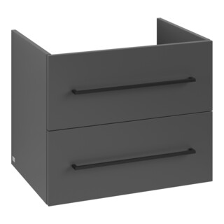 V&B Avento Meuble sous lavabo 63x51,4x48 cm, 2 tiroirs, wd, G vo bla, graph.